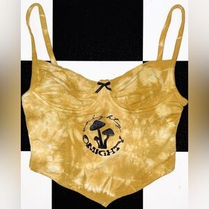 O-mighty FAIRYLAND CORSET CAMI IN SHROOMS 🍄